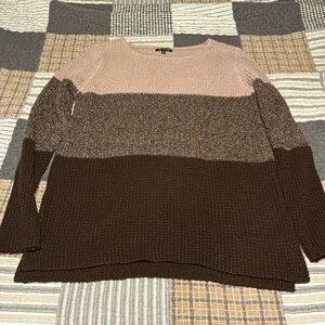 Brown Stripped Sweater